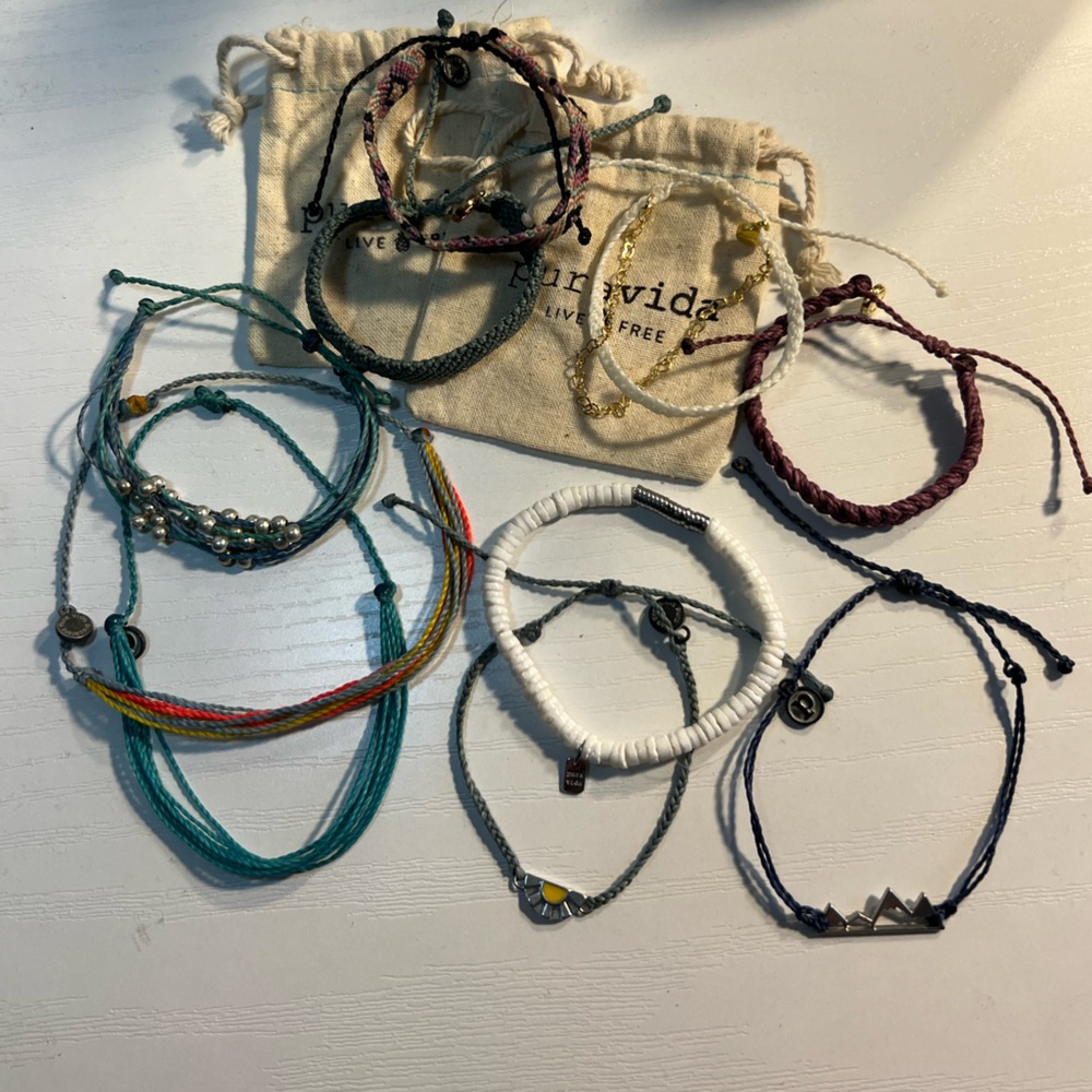 Pura vida bracelet lot (10 bracelets)